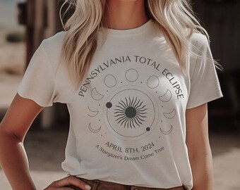 Pennsylvania Total Solar Eclipse T-shirt