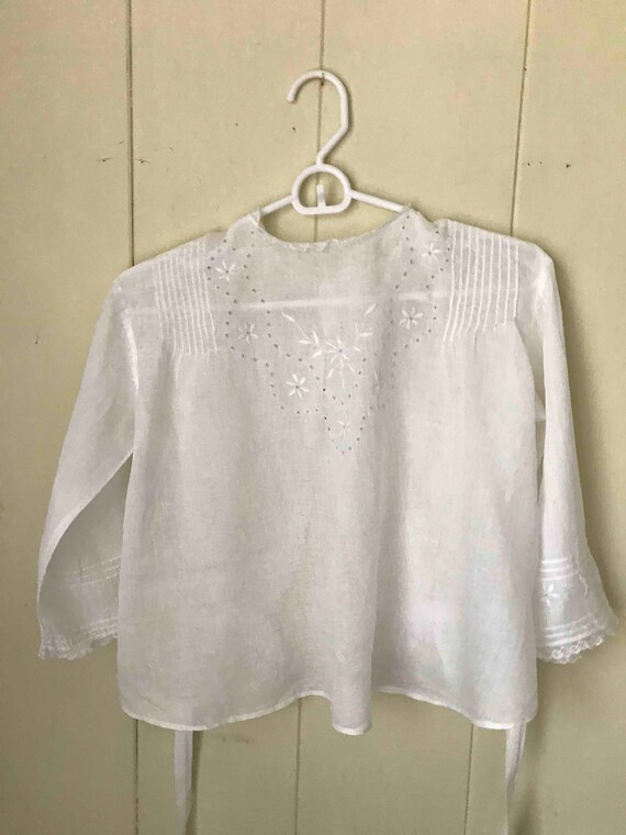 Vintage Blouse, Gibson Girl, White, cotton,