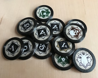 Coin Capsules for Tokens for Arkham Horror LCG