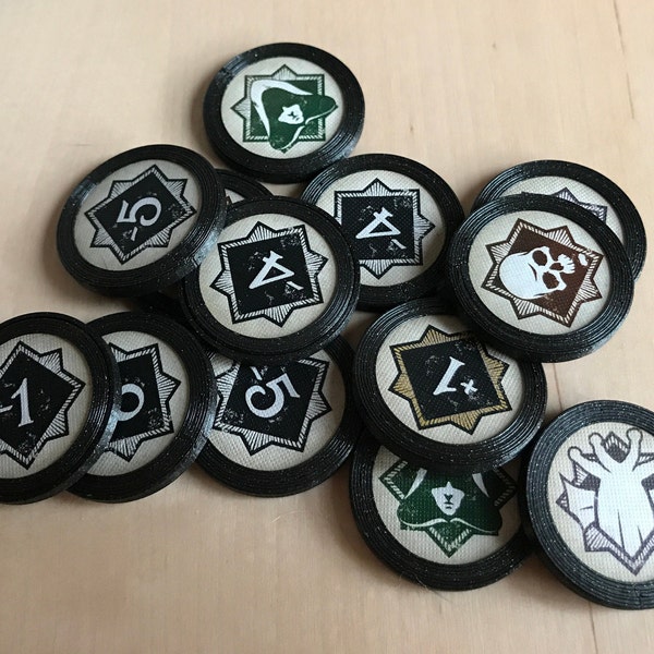 Coin Capsules for Chaos Tokens for Arkham Horror LCG