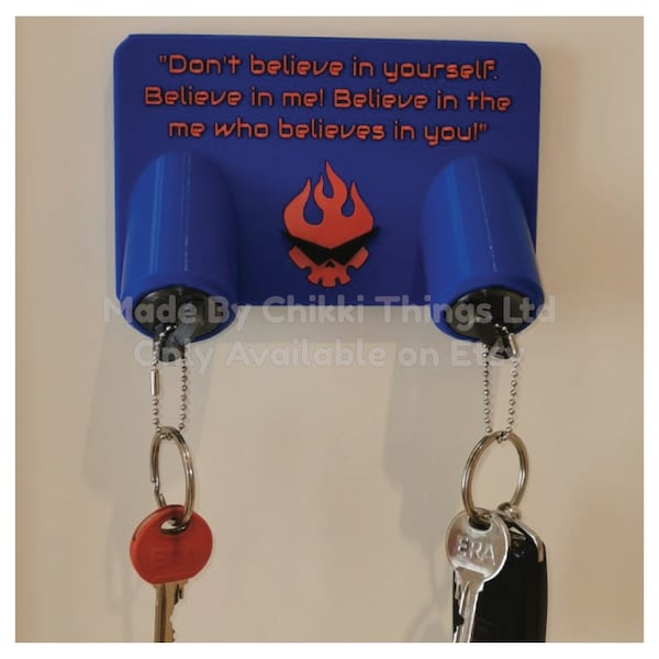 Gurren Lagann Drill key Holder, Core drill key, Anime merch, Tengen Toppa Gurren Lagann, Novelty Gift, Gift for him, Gift for her, Geek Gift