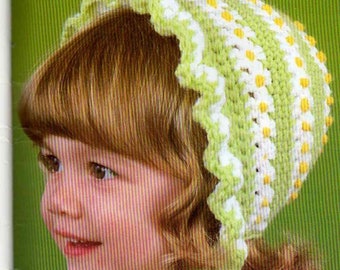 ALMOST FREE Vintage Baby  Bonnet Crochet Pattern PDF Infant Cap Pattern  Knitting Pattern Easy Crochet Baby Girl Clothes Crochet Ebook