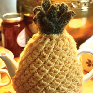 STUNNING Vintage  Tea Cosy Pineapple Knitting Pattern  Knit Decor Country Table  Pdf Instant Download Thread Ornaments