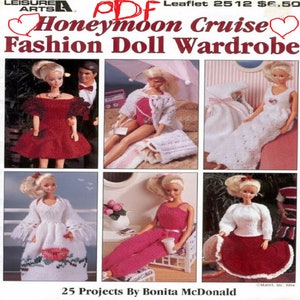 ALMOST FREE 25 Vintage Fashion Doll Outfits, Barbie Dresses Patterns, Knitting For Barbie, Ken Clothes, Collector Dolls, Doll Apparel PDF