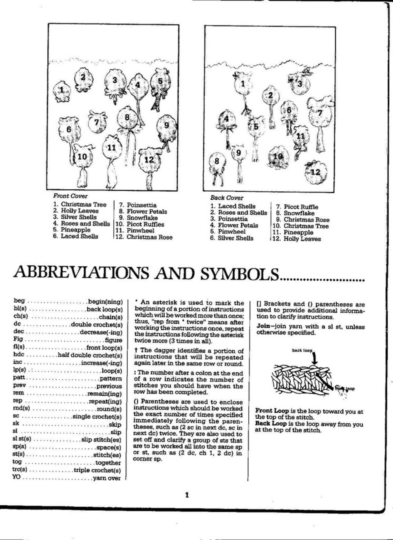 STUNNING Vintage Crochet Ornaments Garlands Christmas Decor Etsy