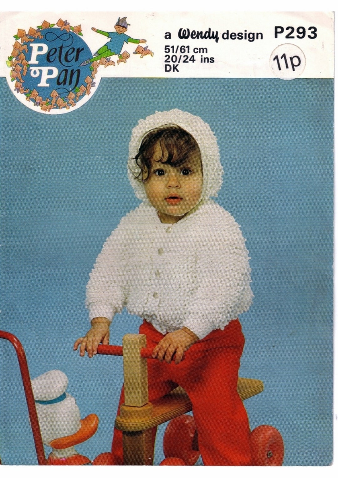 Vintage Baby Loopy Jacket Hat Knitting Patterns Pdf Instant Download ...