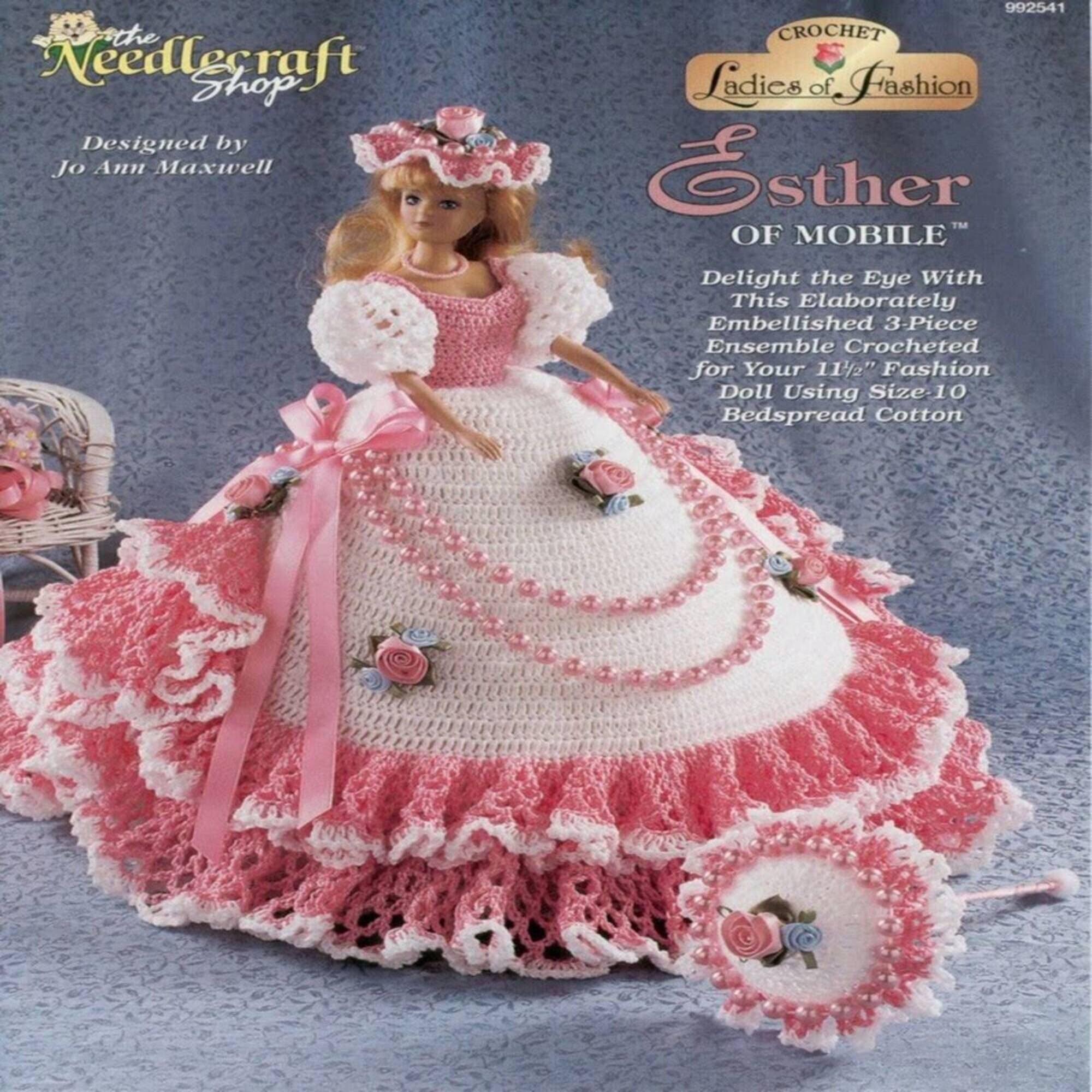BUNDLE Mega PACK 5 Vintage Fashion Doll Crochet Outfit PDF - Etsy
