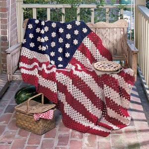 STUNNING Vintage Afghan Crochet Pattern PDF Instant Download American Afghan Throw Blanket