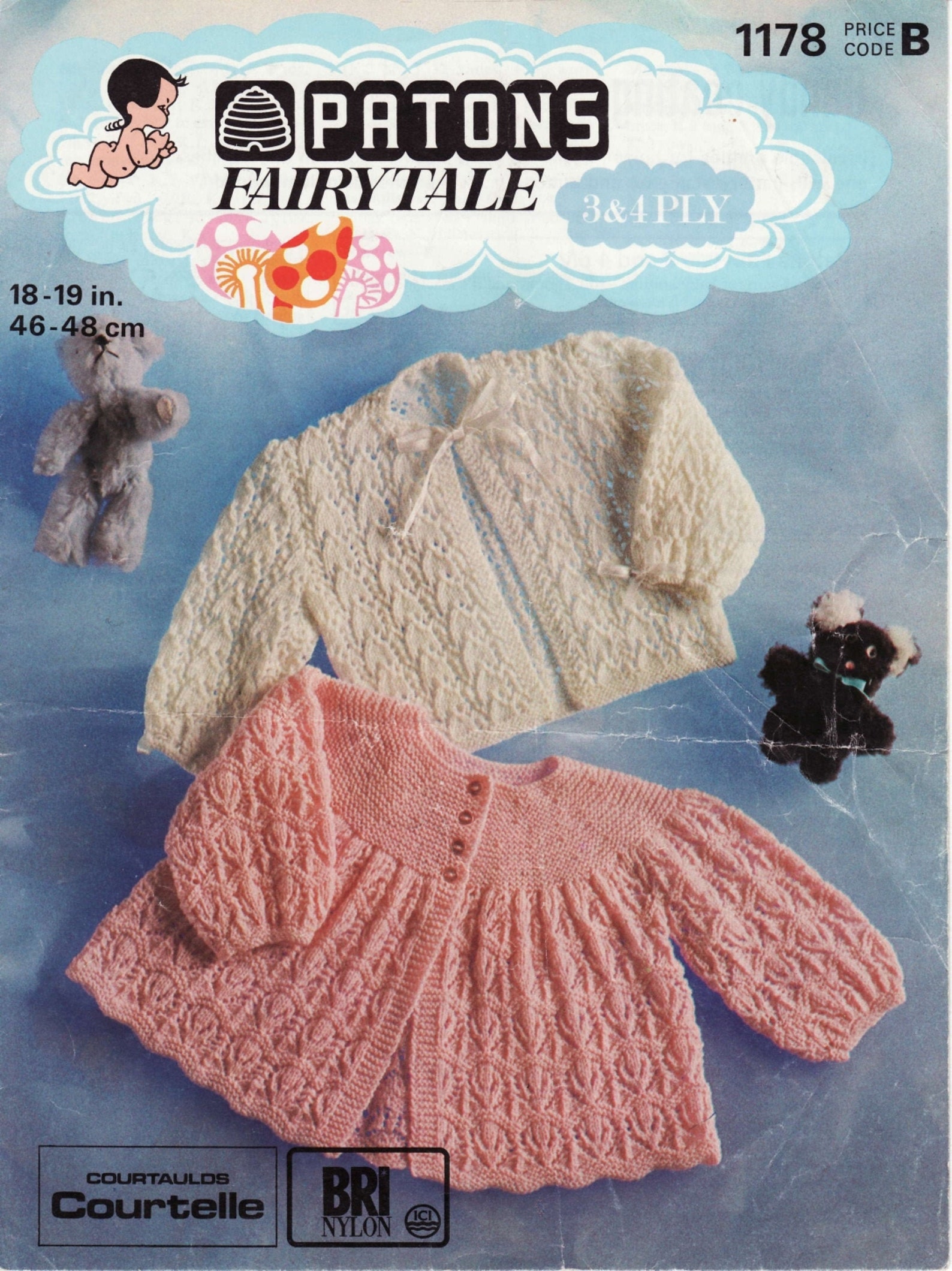 CUTE Vintage Baby Jacket Matinee Coat Knitting Pattern Preemie Etsy