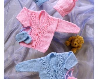 CUTE Baby Angel Top Bootees Set Knitting Pattern Pdf (Download Now) - Etsy