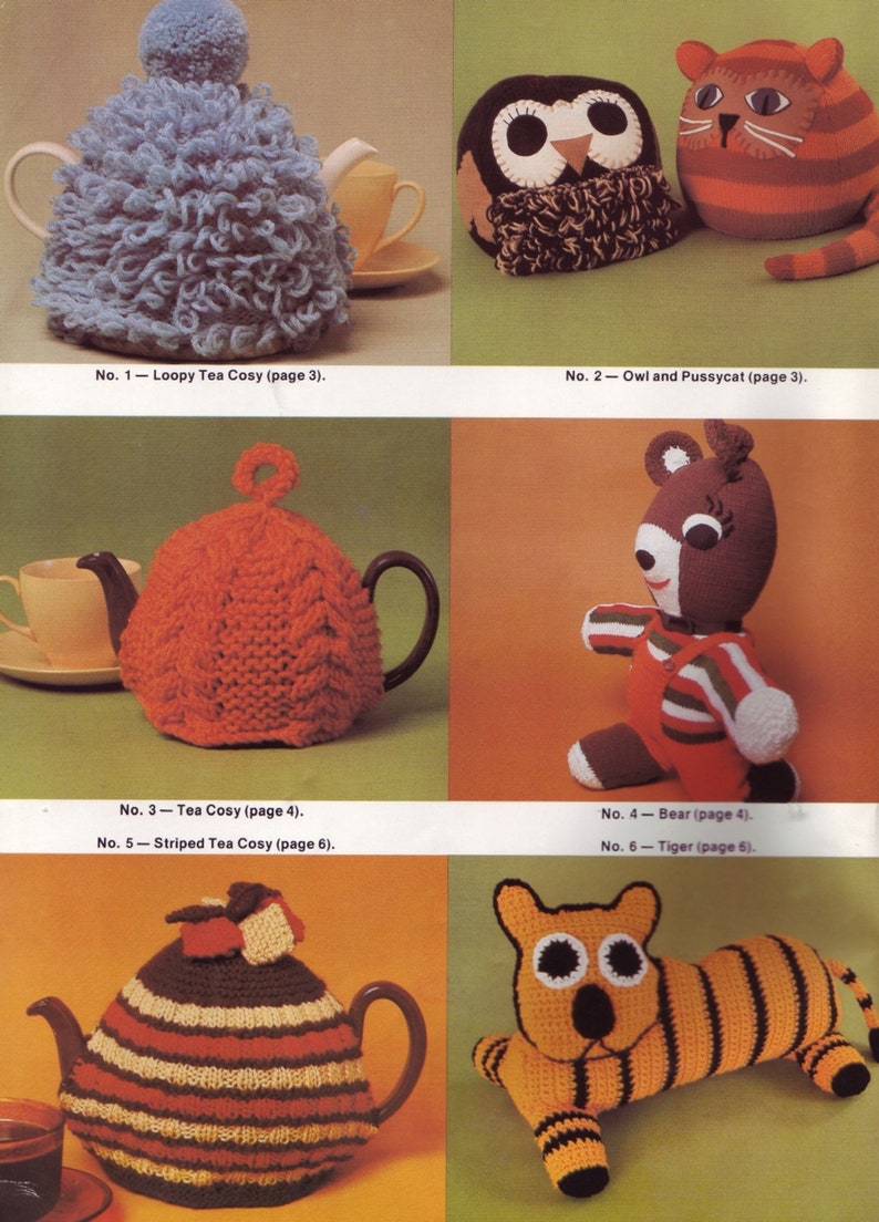 Vintage Toys Knitting Crochet Pattern Booklet / Craft E Book - Etsy