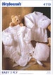 Vintage Baby Jackets Bonnet and Mitts Set Knitting Pattern PDF Size in chest 16-20 ' 