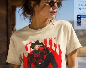 Garth Brooks, Callin Baton, Rouge Era, Vintage, Troyal Garth Brooks, Country music, Blame It All My Root, lady musican, unisex, woman shirt