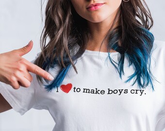 Ik hou ervan om jongens te laten huilen shirt, mijn liefde is verdwenen, valentijnscadeau, hoodie, crewneck, vrouw shirt, shirt, tee, hoodie , crewneck zweet unisex