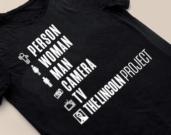 person woman man camera TV the lincoln project - person woman man camera TV - the lincoln project - anti trump - lincoln - vote Democracy
