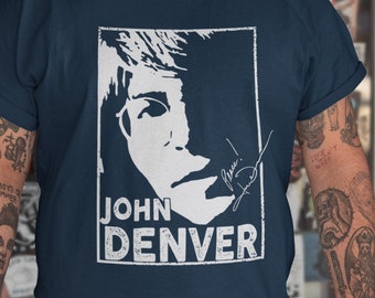 Vintage john denver t shirt clearance