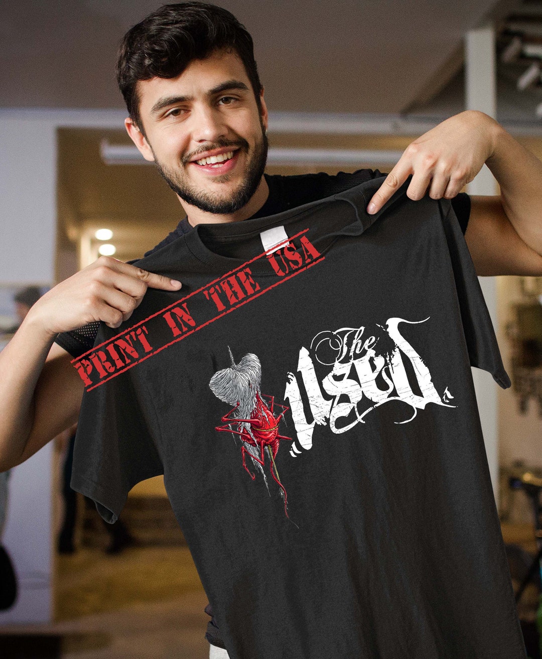 The Used Rock Band Shirt, in Love and Death, Retro American Rock, in