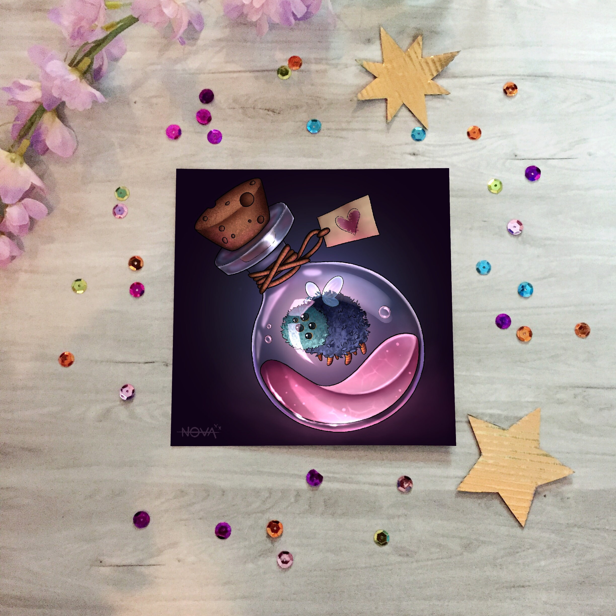 Impression d'art Décorative L Fiole de Glommer