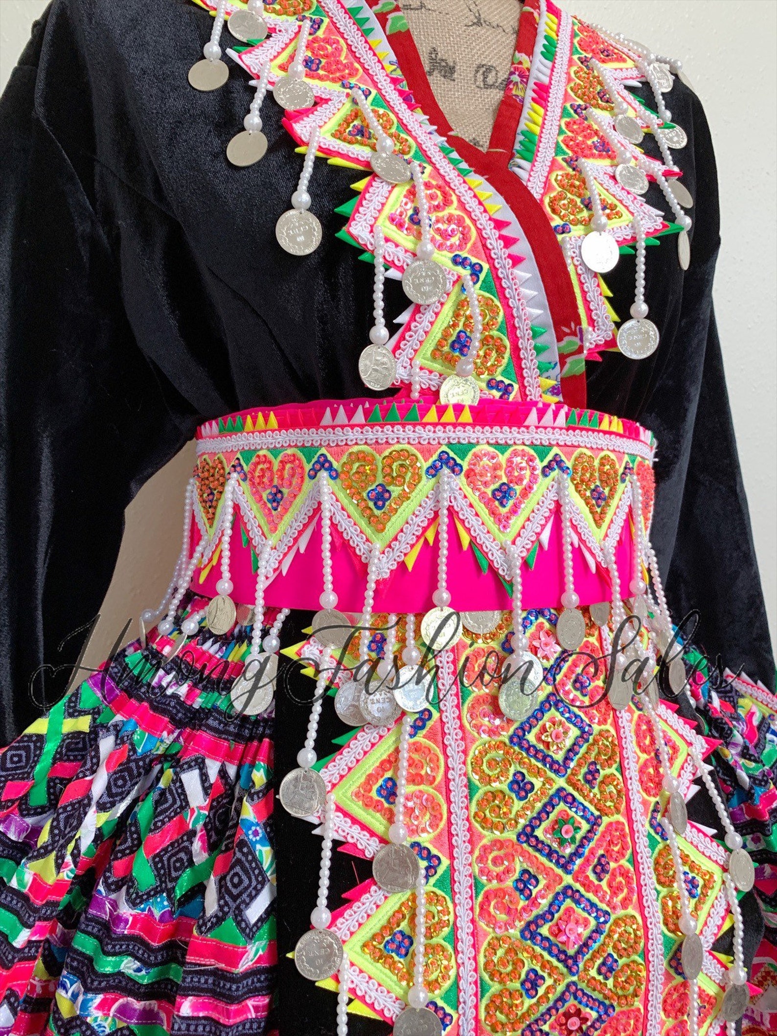 Y23 size 52 adult Hmong outfit hmong clothes Susan Etsy