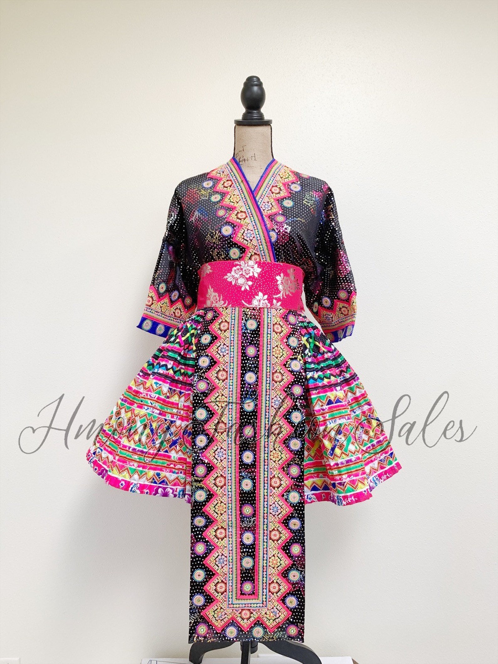 Y3 Size 48 Adult Hmong Outfit Hmong Clothes Etsy