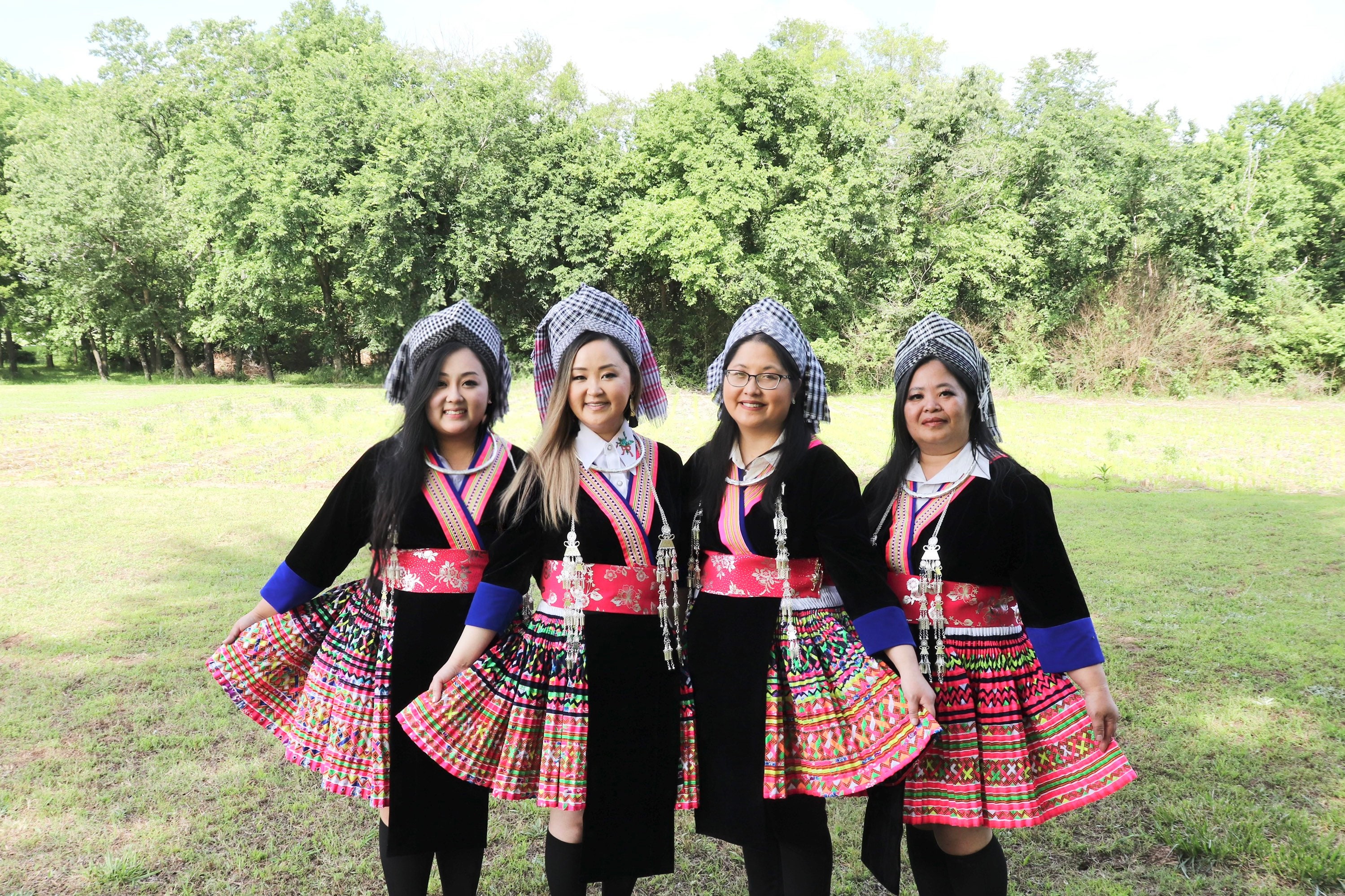 green emerald velvet dress Hmong Traditional  ZamHmong LLC