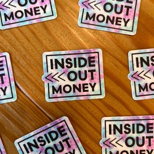 Inside Out Money Logo Sticker