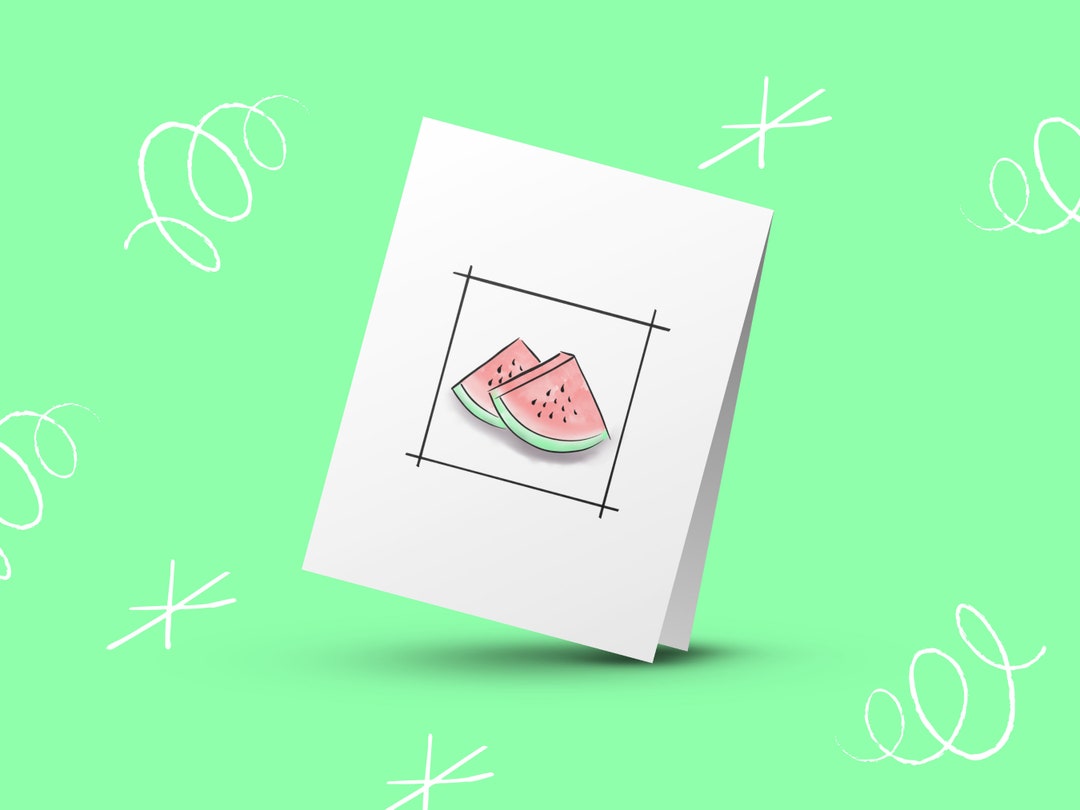 Emptyprintable Simple Card PRINTABLE Greeting Card, Digital Blank Card, Simple Design, Minimalist ...