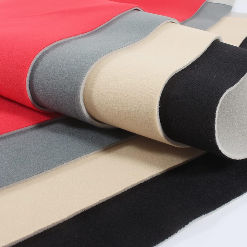 Automotive Headliner Fabric With Foam Backing Material Car Upholstery Headliner Roof Fabric for