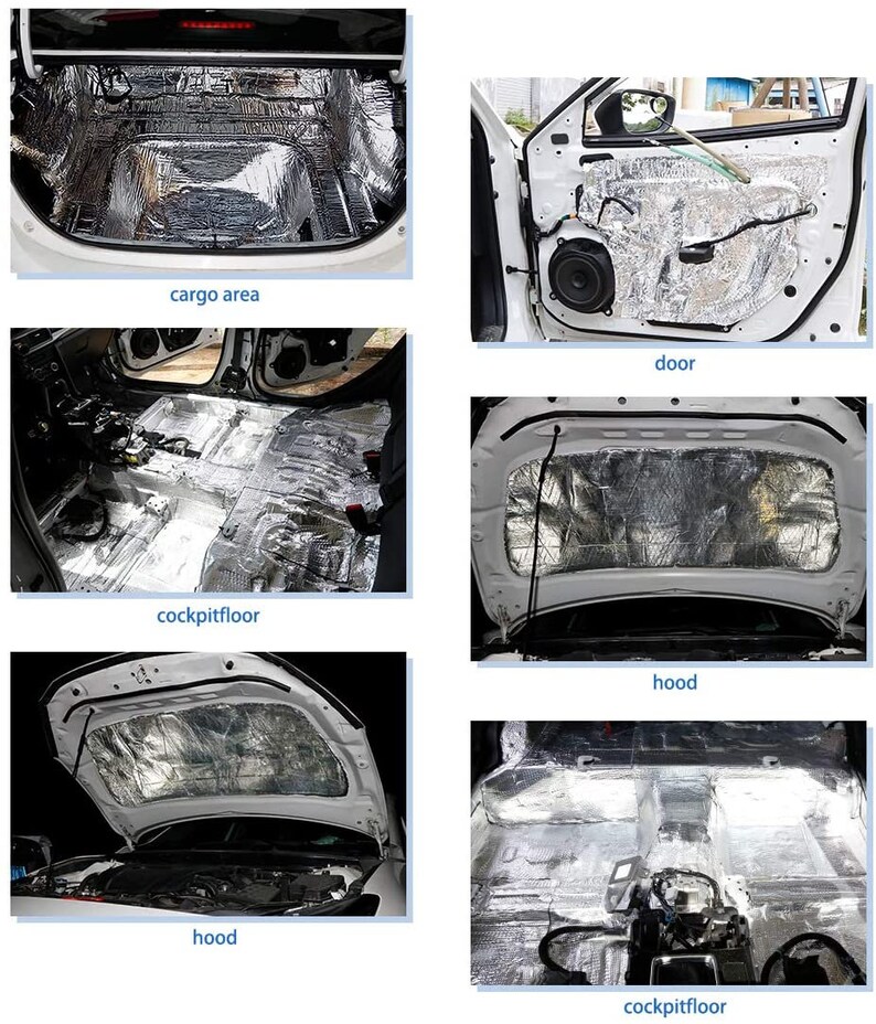 Heat Shield Insulationcar Sound Deadenernoise Control Dampening