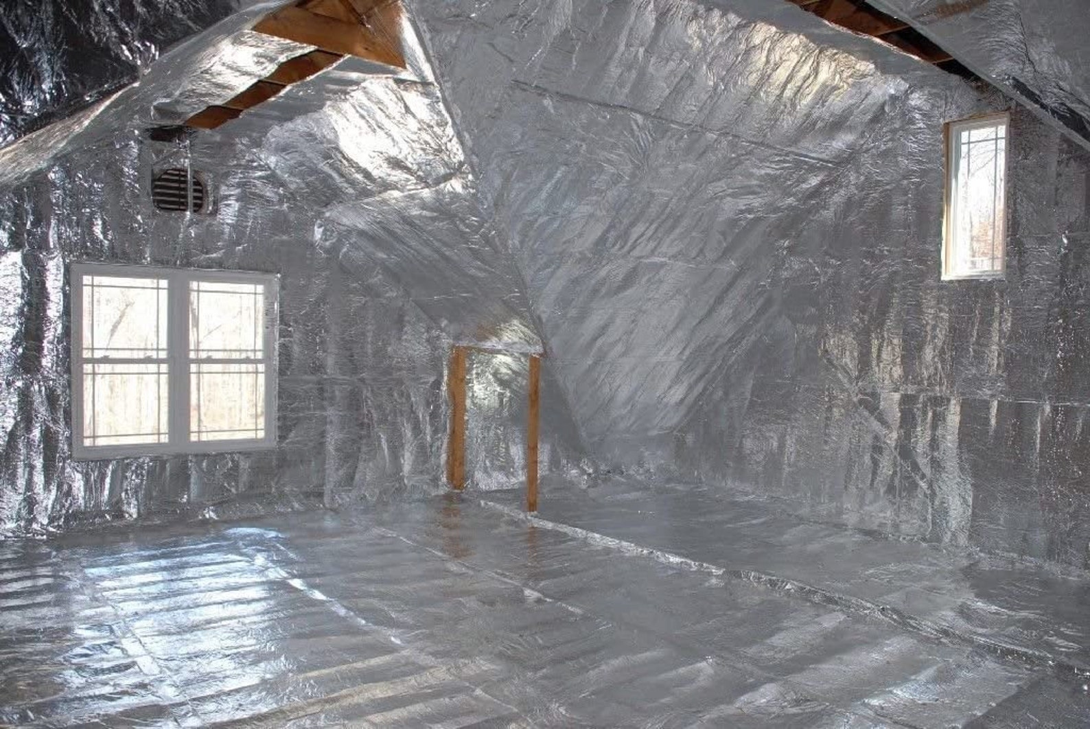 Aluminum Foil Vapor Barrier Insulation Sauna Solid Radiant Reflective 48width Etsy
