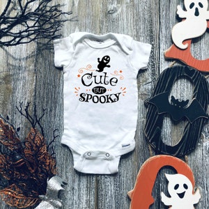 Halloween Cute but Spooky Onesie - Bodysuit with Ghost