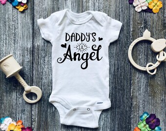 Daddy's Lil Angel Onesie - Bodysuit