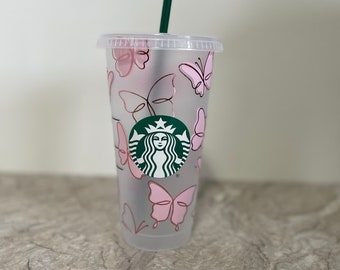 Butterfly Reusable Venti Cold Cup / Venti Cold Cup / 24oz