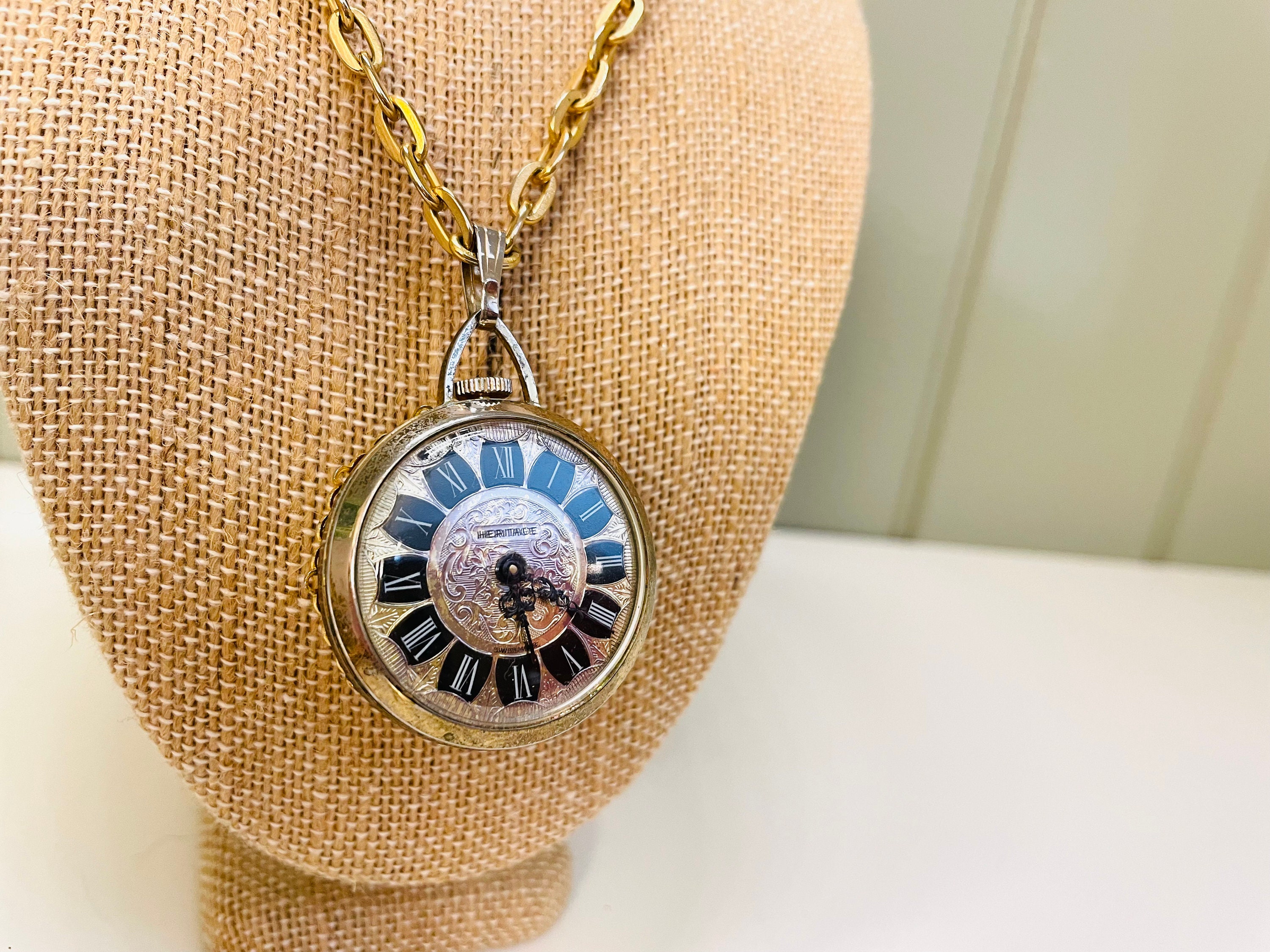 Vintage Heritage Swiss Made Timepiece/pendant Gold Tone  display picture 1