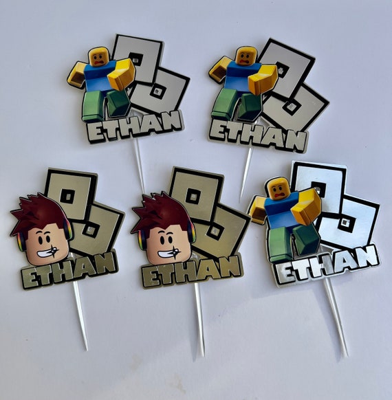 Roblox Cake Topper Roblox Theme Birthday Roblox Party Decor -  Portugal