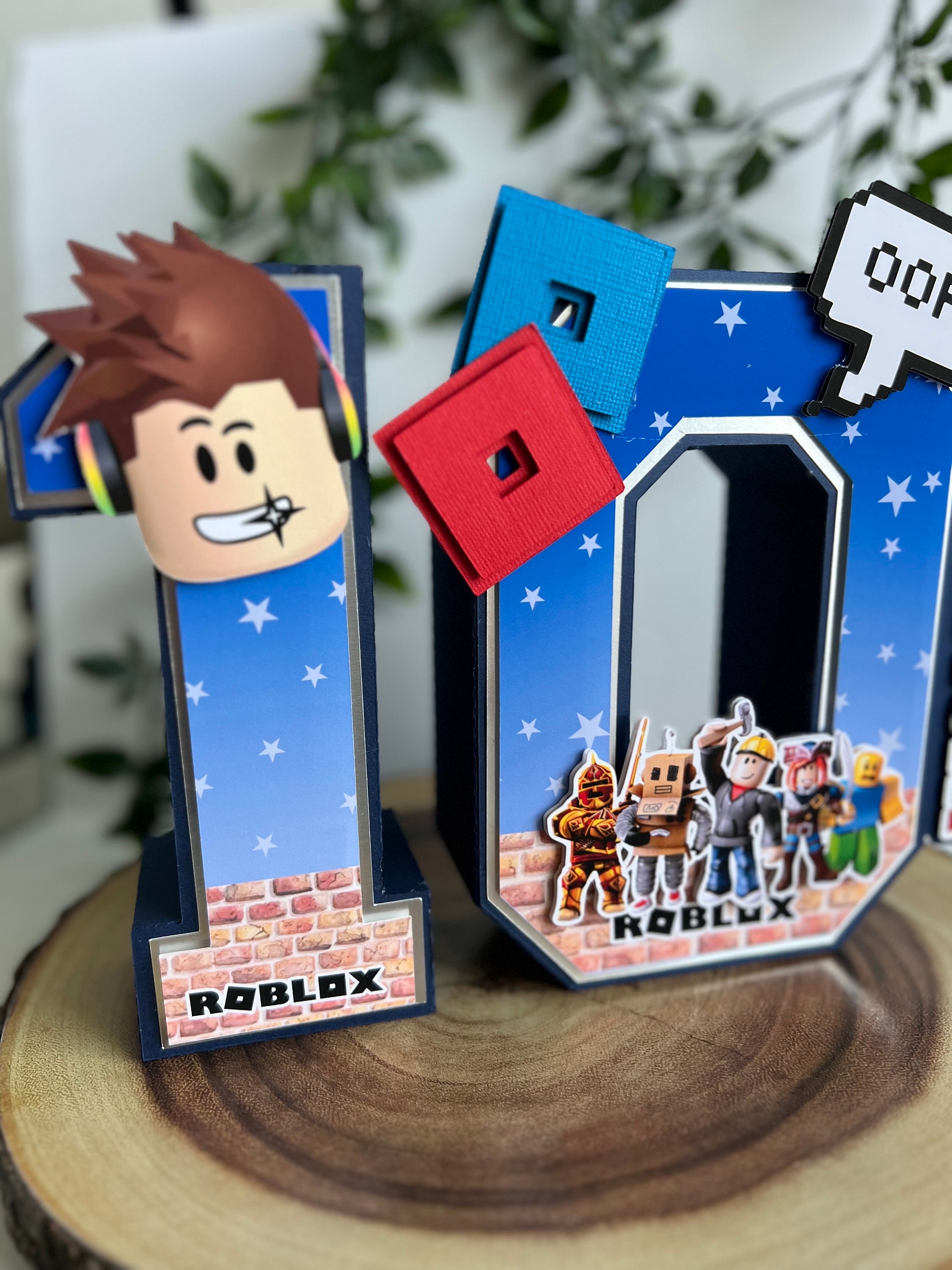 Game On Fornite & Roblox XBox theme Birthday Backdrop Personalized - D –  Banners by Roz