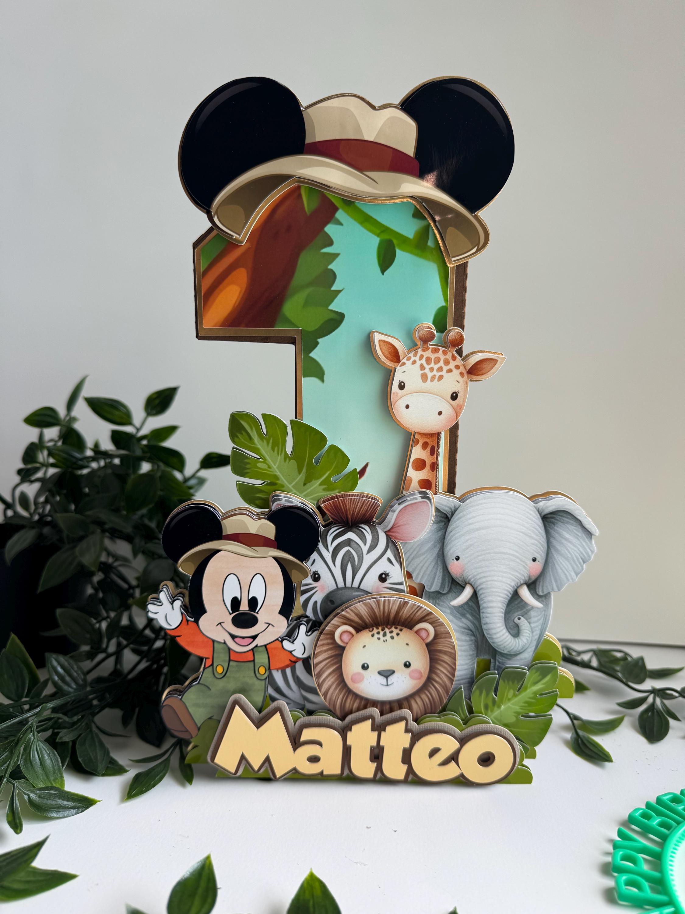 Mickey Safari Centerpiece - Etsy display picture 1