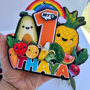 Hey Bear Sensory  Cake Topper | Hey Bear Happy Birthday | Hey Bear smash Party | Cake Topper for Kids | Birthday Decor | Kids Birthday