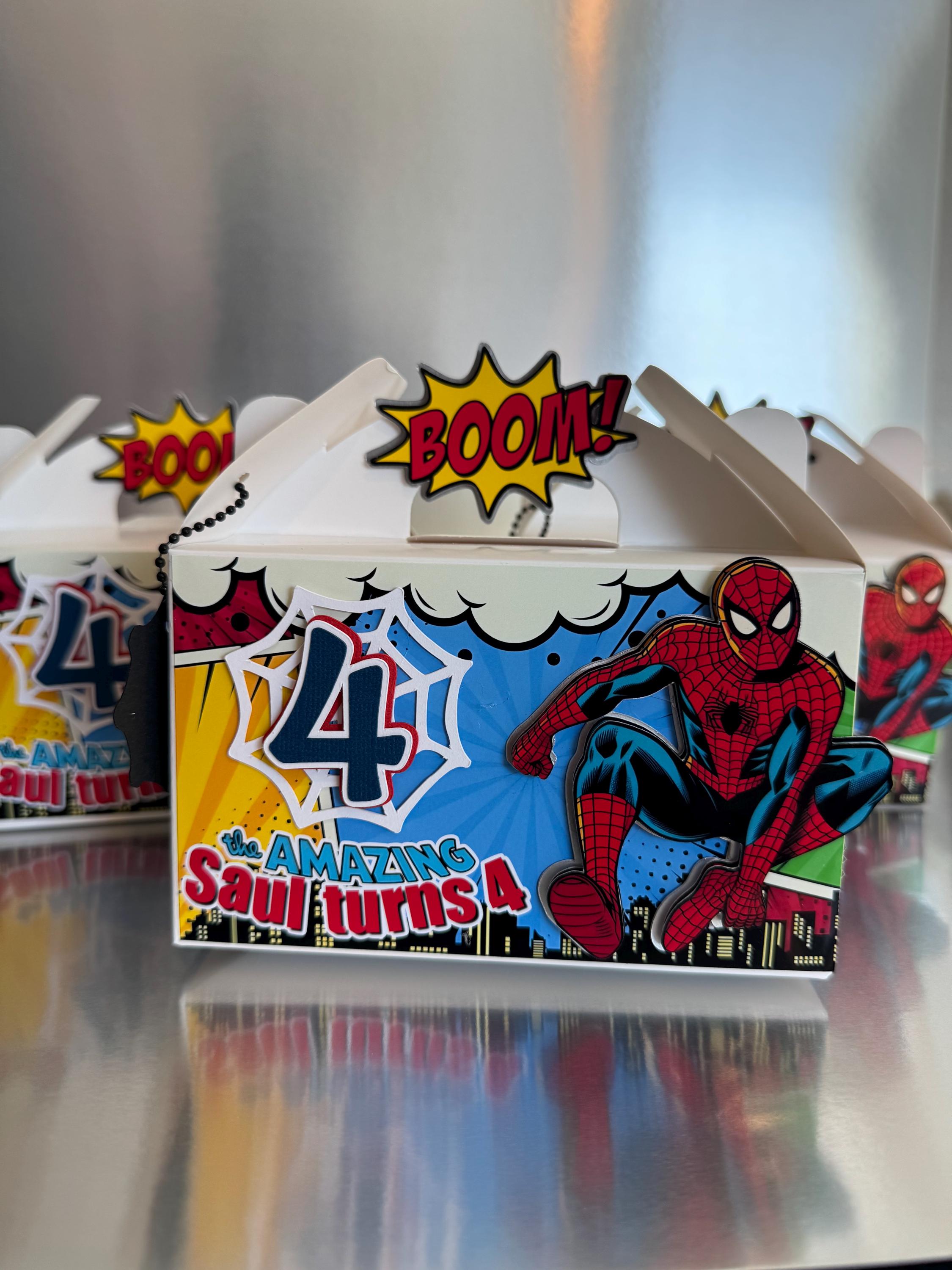 Spiderman Party Box - Etsy
