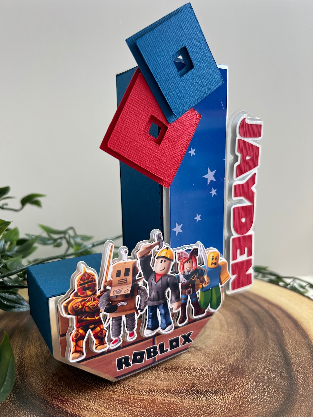 Roblox Game Party Decor - Roblox 3D Letters - Roblox Centerpiece Decor ...