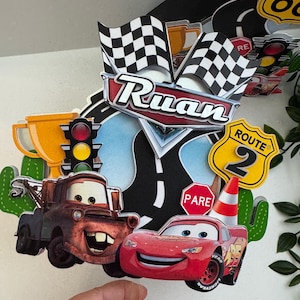 Cars Cake Topper,  Cars Cake Decoration, Cars inspired Cake Topper, Cars Birthday, Cars Themed Party, Lightning McQueen Cake Topper