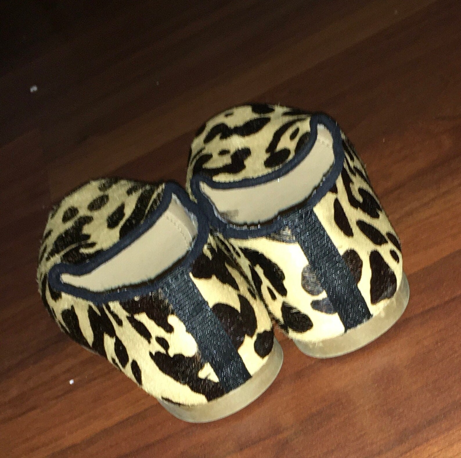 Crewcuts Girls LeopardPrint Slip On Shoes Size 8K Etsy