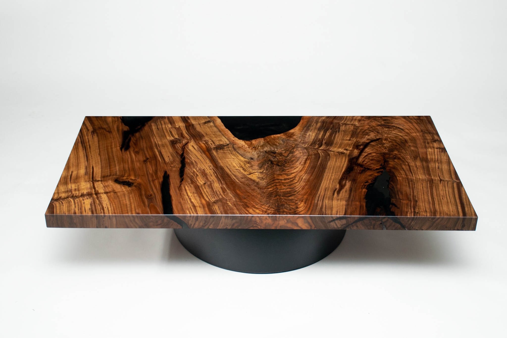 Claro Walnut and Epoxy Coffee Table Mto Etsy