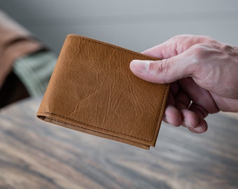 Bison Wallet in Whiskey Color