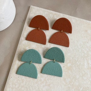 POLYMER CLAY EARRINGS | Naomi Style | Handmade Earrings | Clay Earrings | Minimalist clay earrings | Summer clay earrings