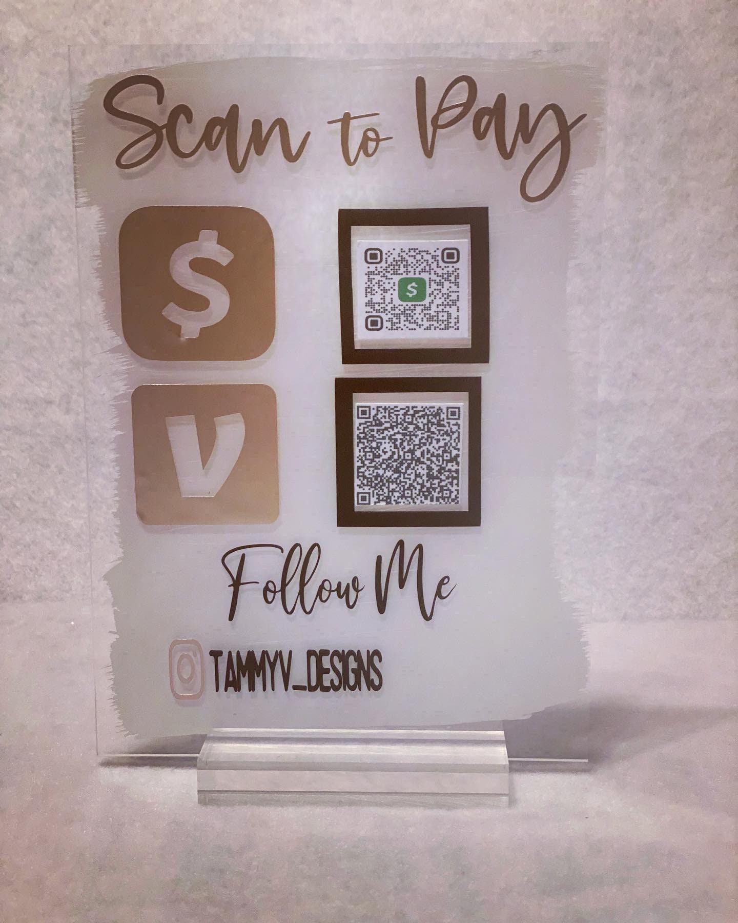 Qr Code Sign Pament QR Payment Signs - Etsy