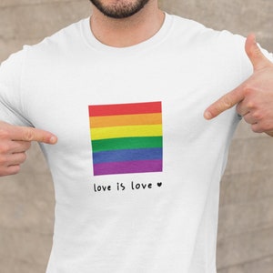Liebe ist Liebe Shirt Stolz Shirt LGBTQ Shirt Stolz Monat T Shirt Gay Pride Shirt Gay T Shirt Geschenk für Gay Lesben Tshirt Gay Geschenk Stolz Tshirt