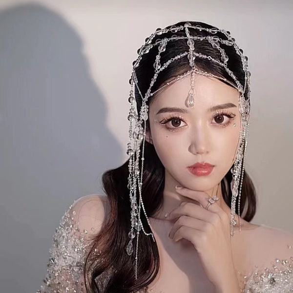 1920s headpiece cap