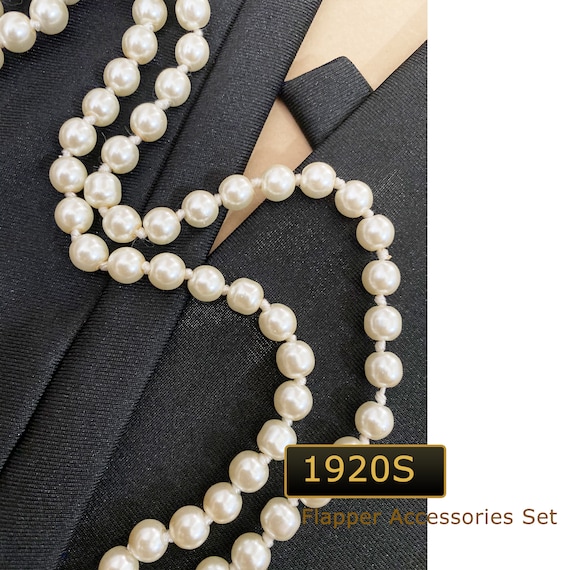 1920s Flapper Gatsby Costume Accessories Set 20s Flapper  display picture 3