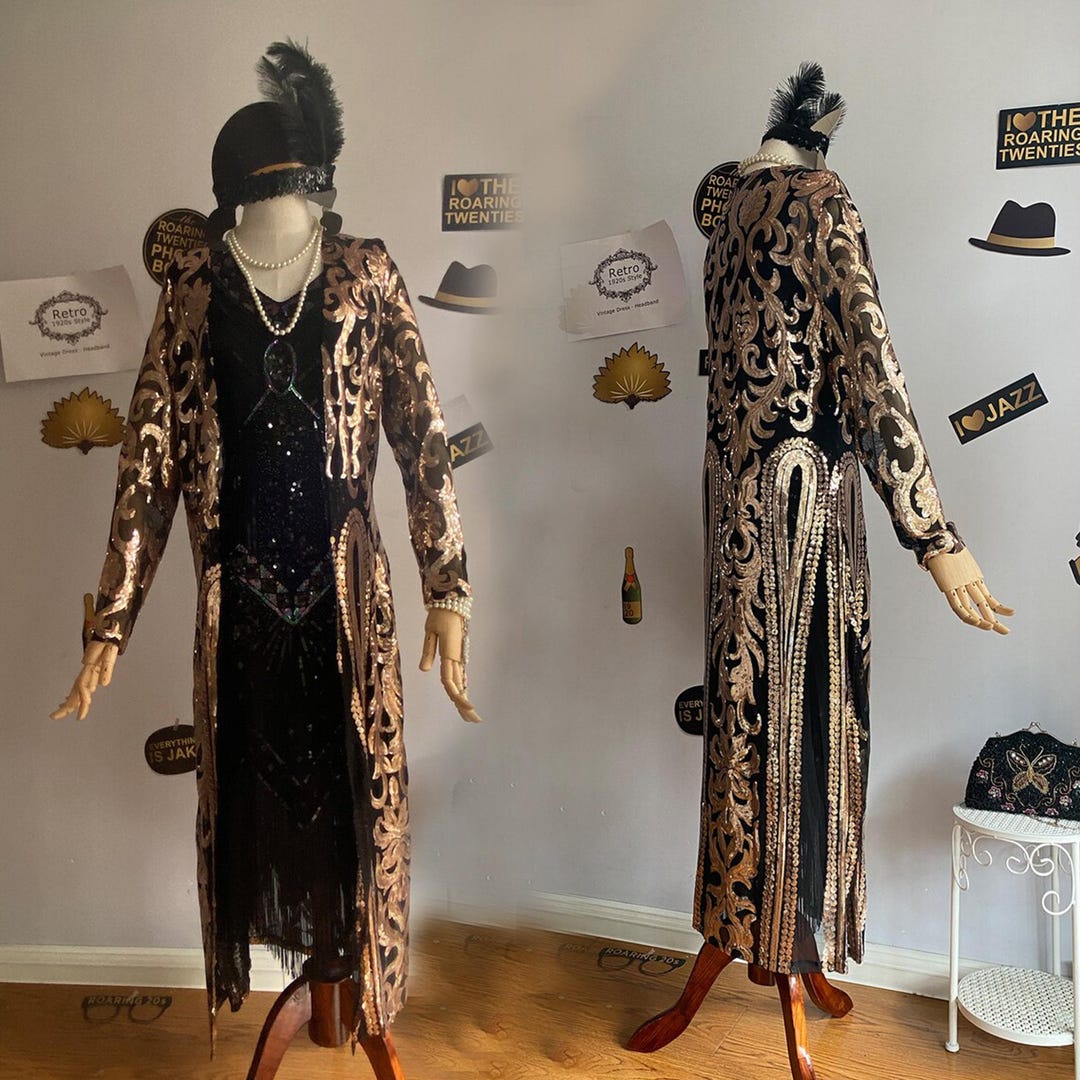 Scarlet Darkness Women's Sequin Cardigan Summer Cover Up Dress